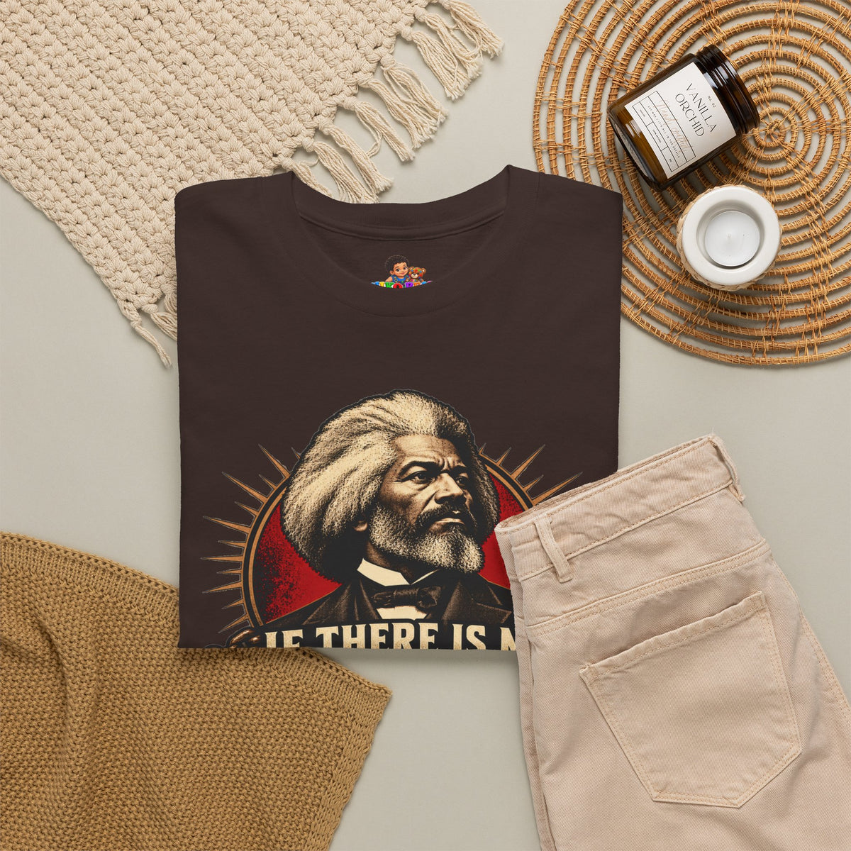 Frederick Douglass Quote Shirt No Struggle No Progress Black History Graphic Tee