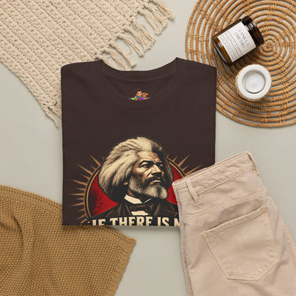 Frederick Douglass Quote Shirt No Struggle No Progress Black History Graphic Tee
