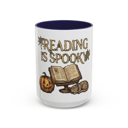 Reading Is Spooky Halloween Accent Mug — 11 & 15 oz
