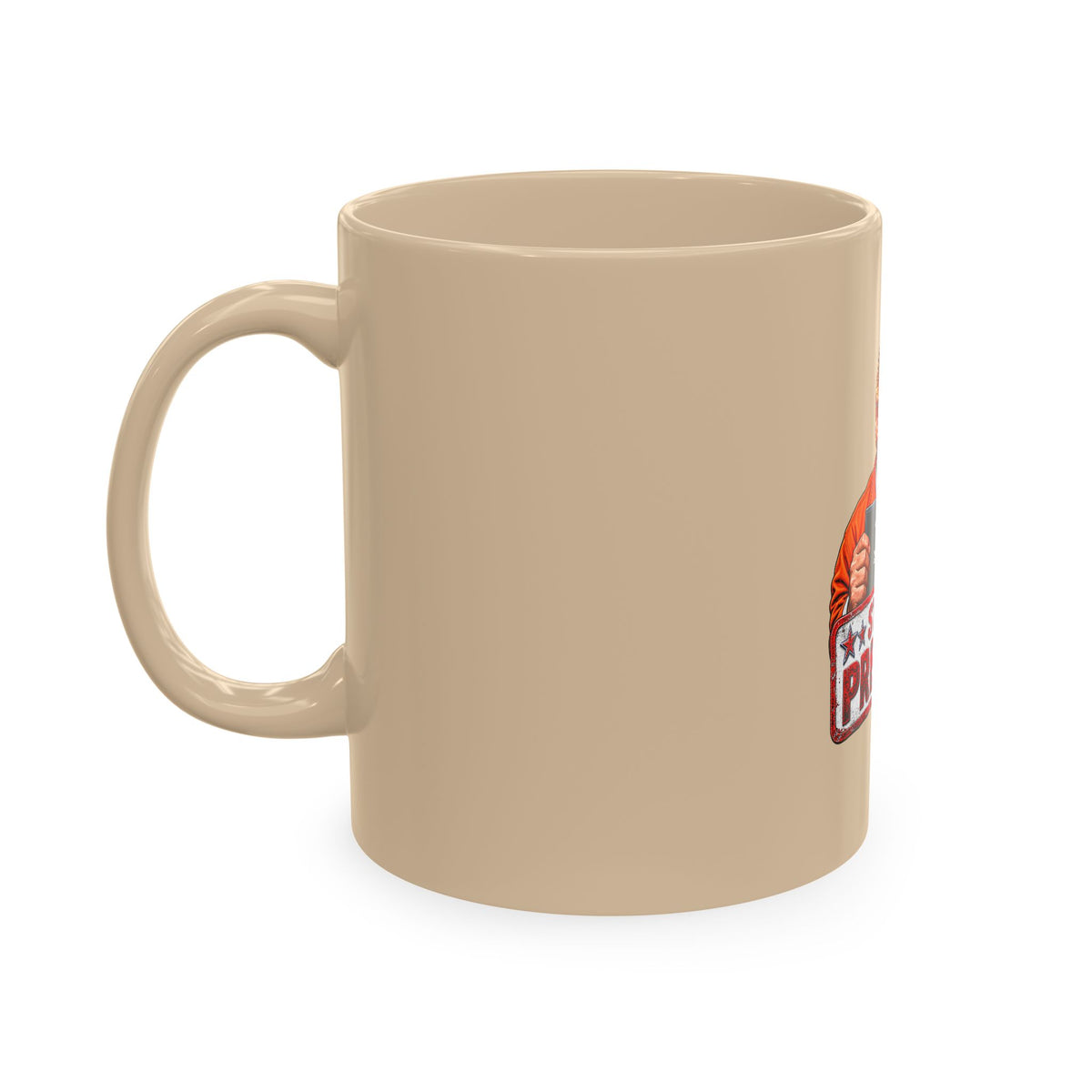Not Guilty & Fully Caffeinated Trump Mug — Funny Coffee Cup