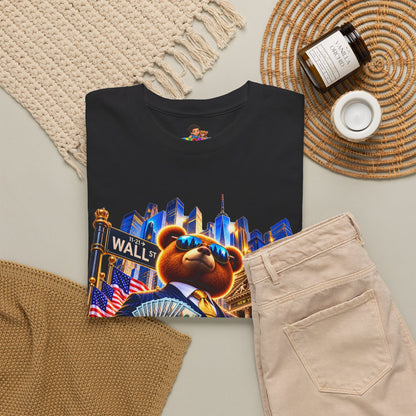 NikoBear Wall Street Hustle Graphic TeeUnisex Heavy Cotton Tee