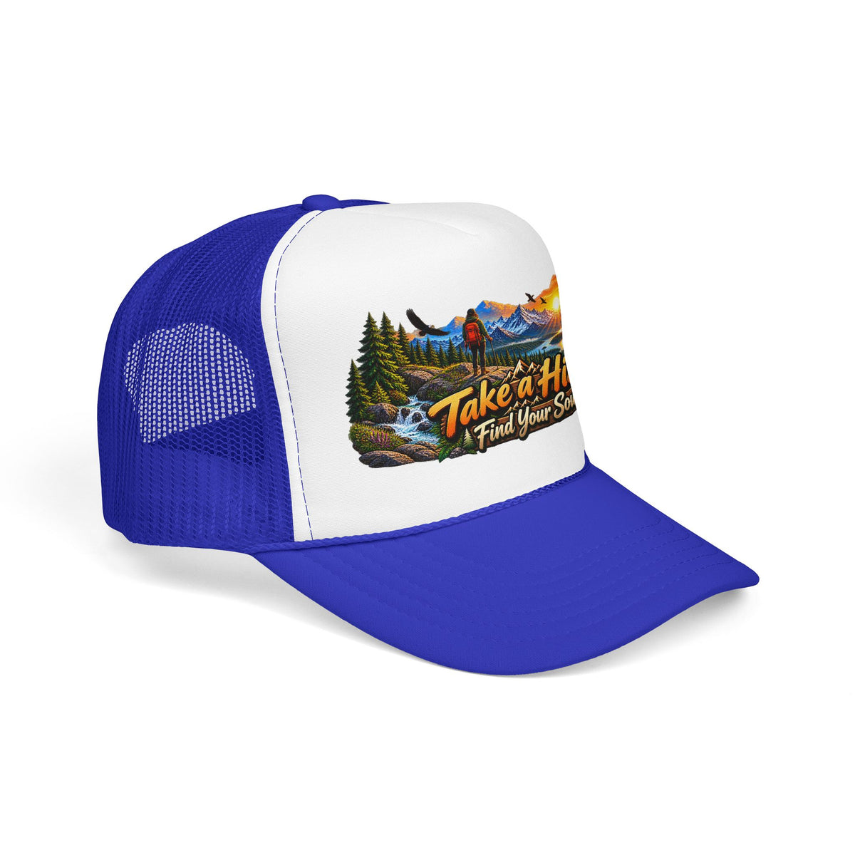 Custom Otto Foam Front Trucker Hat Snapback Mesh Cap