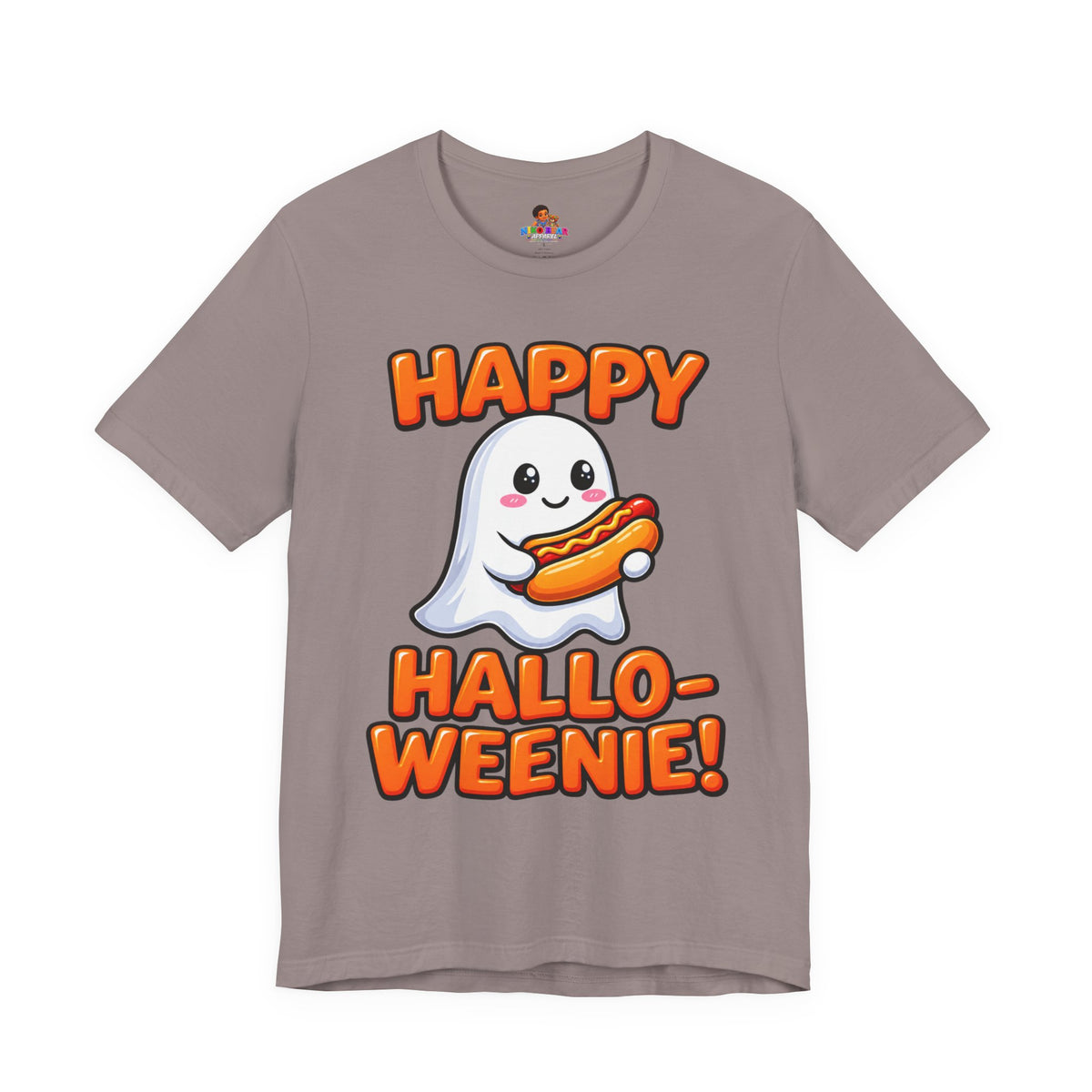 Happy Hallo-Weenie Ghost T-Shirt — Funny Halloween Tee
