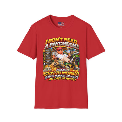 Trump Crypto Money T-Shirt — Funny Political Graphic Tee