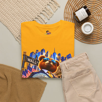 NikoBear Wall Street Hustle Graphic TeeUnisex Heavy Cotton Tee
