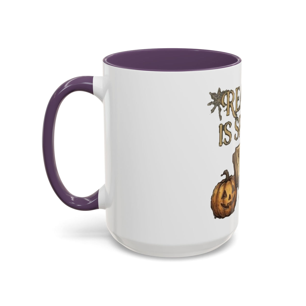 Reading Is Spooky Halloween Accent Mug — 11 & 15 oz