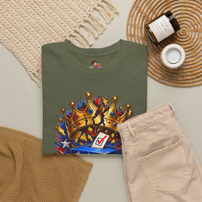 Midterms No Kings T-Shirt — Unisex Heavy Cotton Graphic Tee