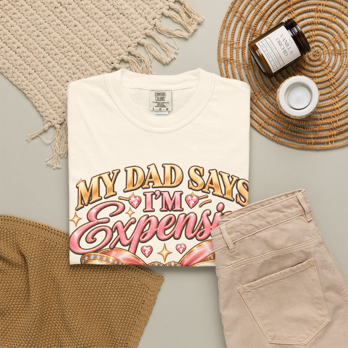 My Dad Says I'm Expensive I Say I'm Limited Edition Shirt, Coquette Bow Tee