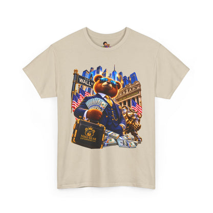 NikoBear Wall Street Hustle Graphic TeeUnisex Heavy Cotton Tee