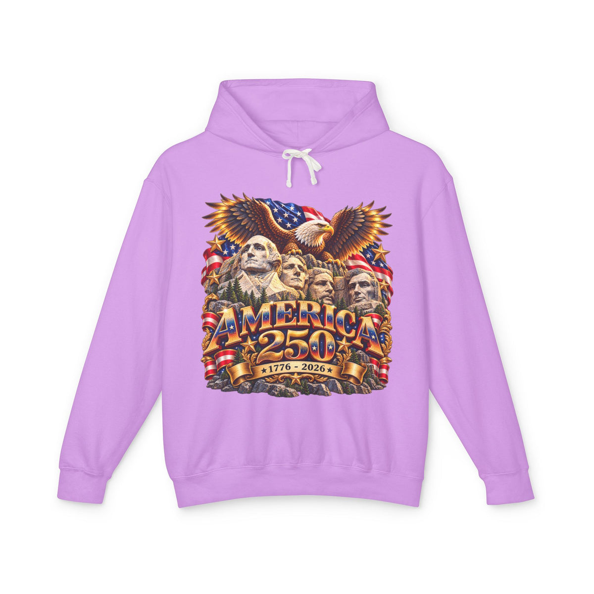 America 250th Anniversary Eagle Hoodie — Patriotic 1776–2026